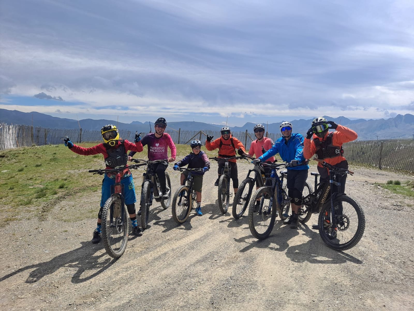 mtb pallars enjoying the route